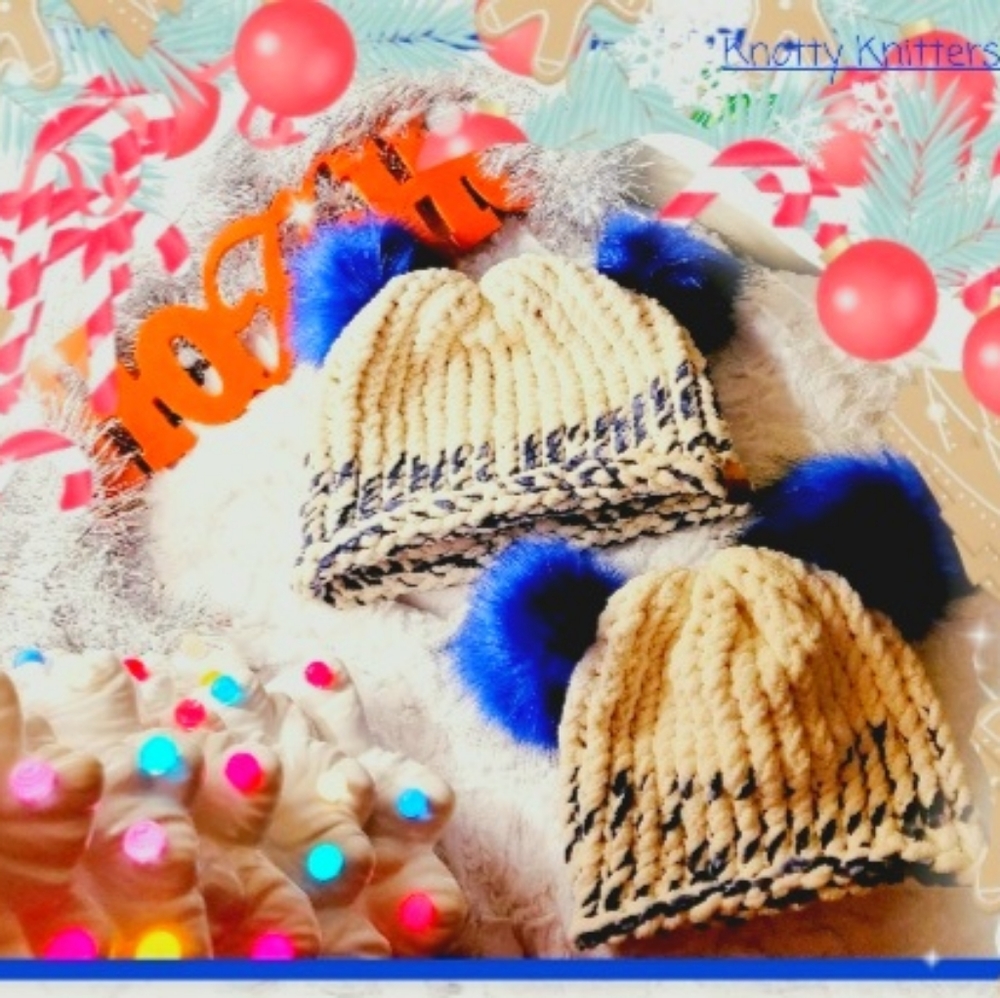 Handmade knitted hats